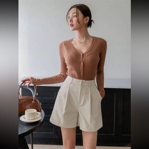 NEW high waist straight short